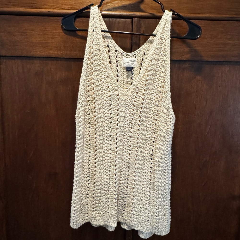 Universal Thread Cream Knit Tank Top